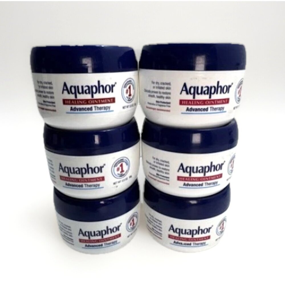 6 Pack Lot Aquaphor Healing Ointment Advanced Therapy Skin Protect‎ 3.5 Oz / 99g